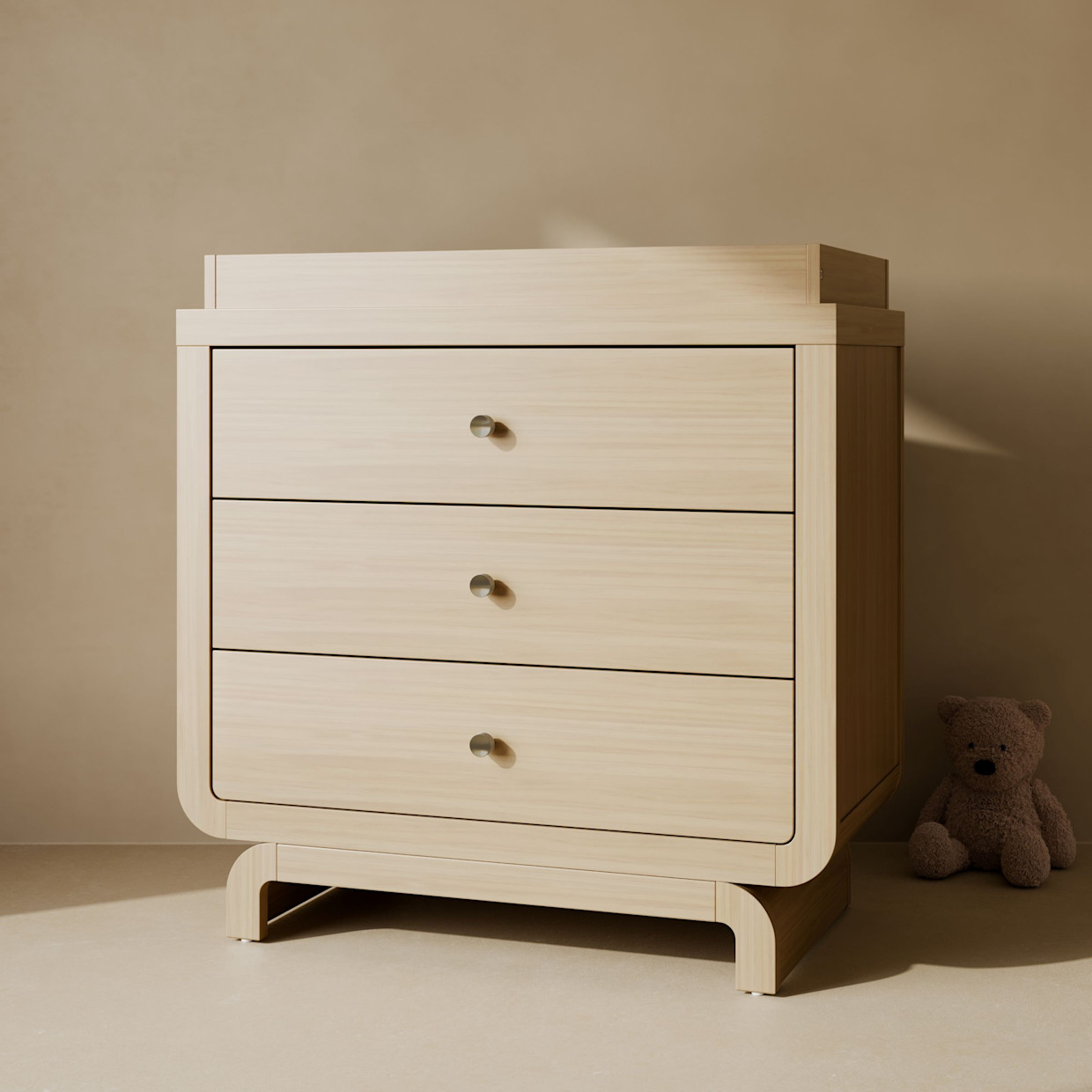 Storkcraft Santorini 3 Drawer Chest with Removable Changing Topper - Driftwood.