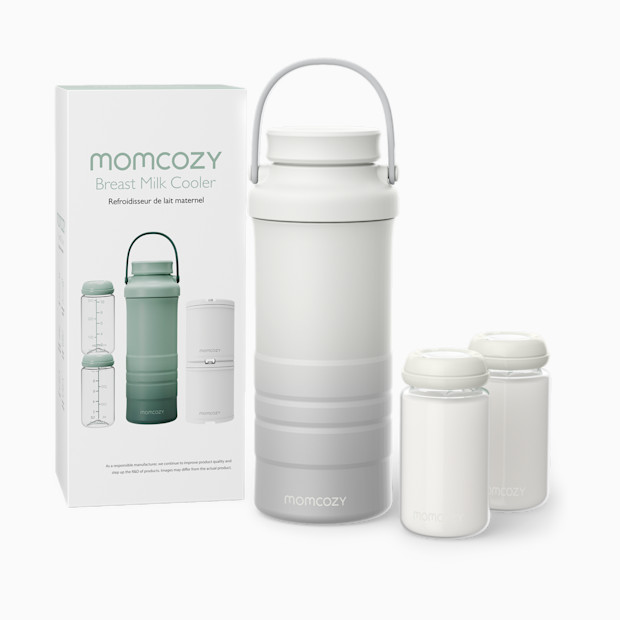Momcozy Portable Breast Milk Cooler - White Ombre.