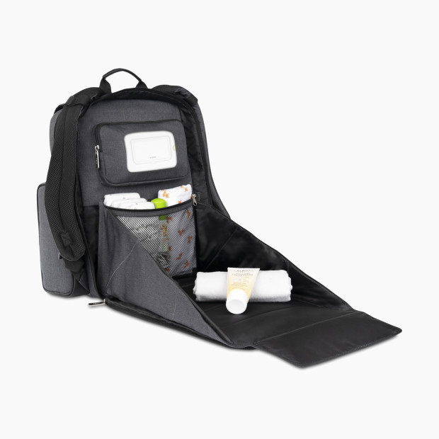 Baby Brezza Dante Diaper Bag Backpack - Grey/Black.