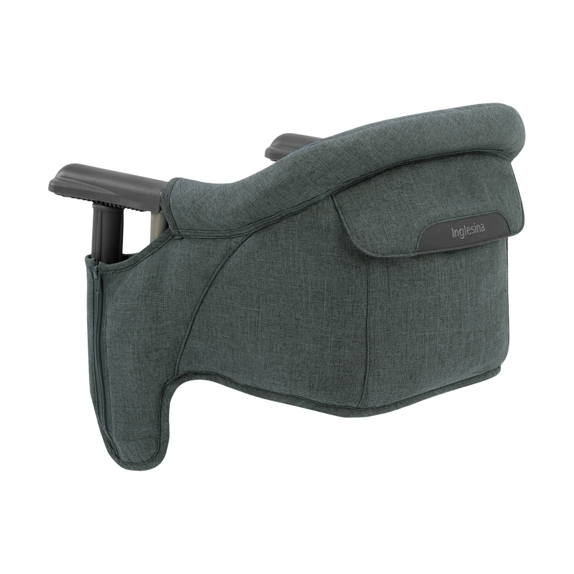 Inglesina Fast Table Chair with Dining Tray Plus - Charcoal Gray Melange.