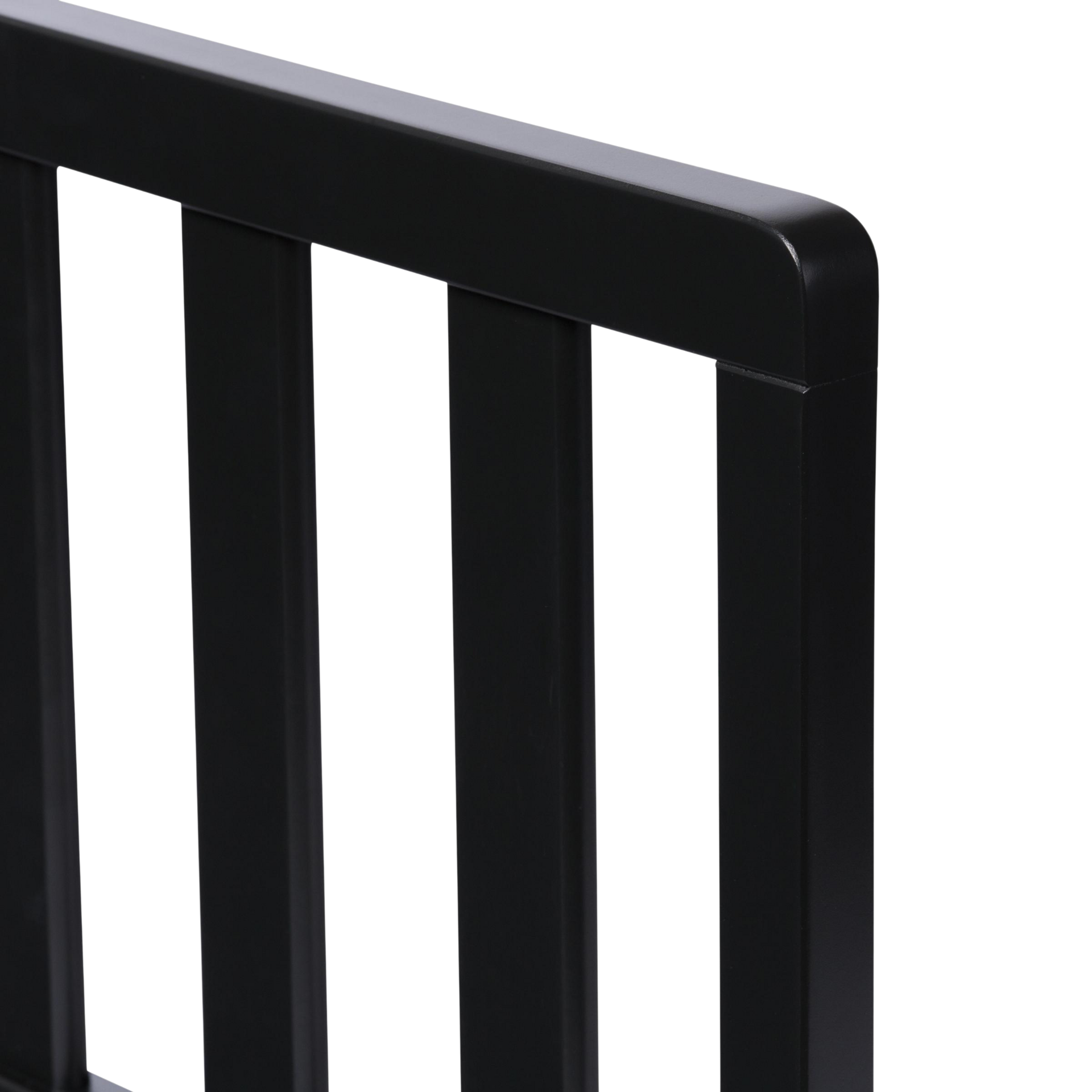 Little Seeds Toddler Slat Guardrail - Black.