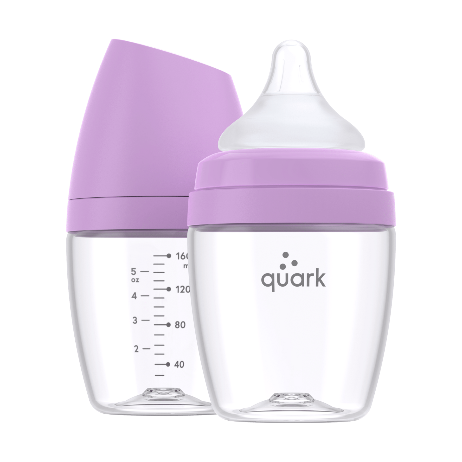 Quark BuubiBottle Hybrid Baby Bottles (2 pack).