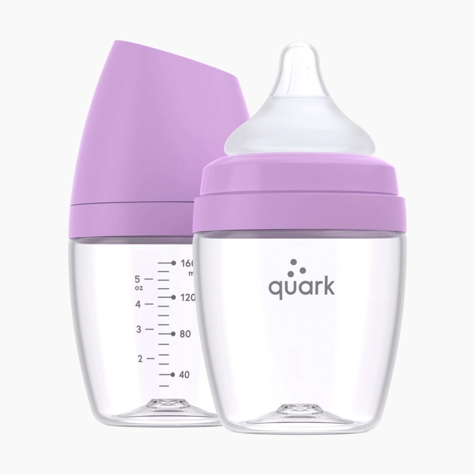 Quark BuubiBottle - Grey, 5oz, 2