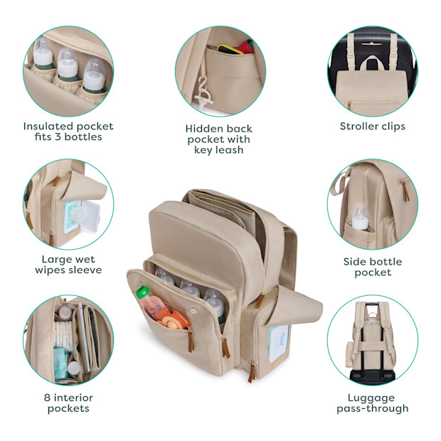 Sprucely Diaper Bag Backpack.