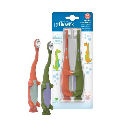 Dr. Brown's Toddler Toothbrush with Soft Bristles, 2-pack - $7.99.