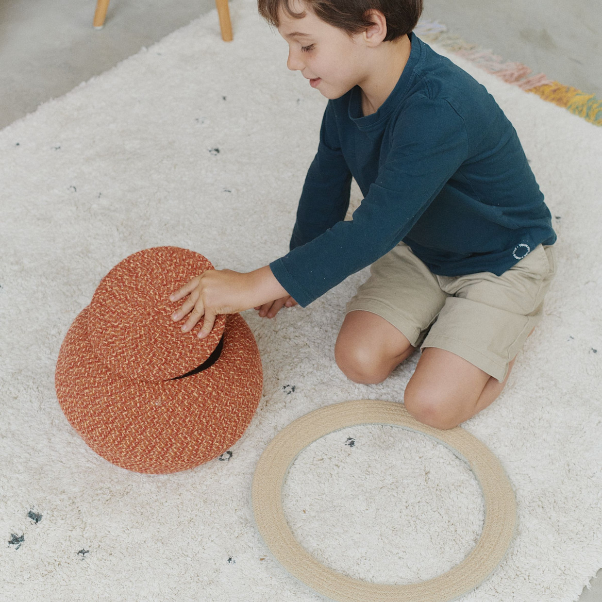 Lorena Canals Stardust Washable Rug - 4’ X 5 ’3”.