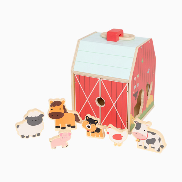 Pearhead Farm Animal Sorting Barn Toy.