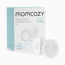Momcozy Ultra-Thin Disposable Nursing Pads, Ultra-Absorbent and Breathable Portable Breast Pads, Make The Breasts Light and Unburdened, with Reinforced Adhesive, Individually Packaged (200 Count)