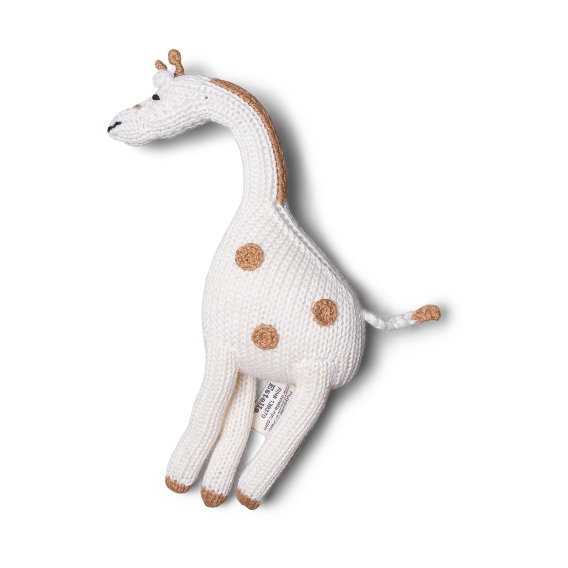 Estella Organic Cotton Handmade Baby Rattle.