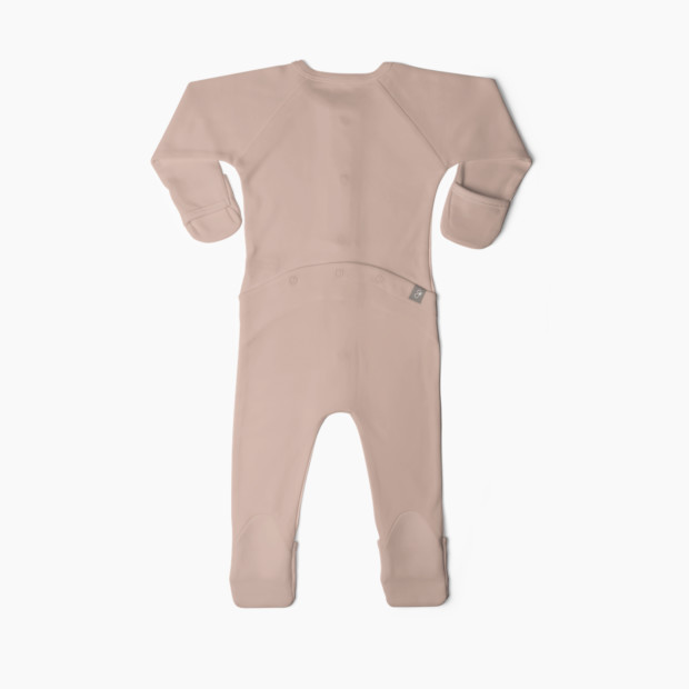 Goumi Kids Grow With You Footie - Loose Fit - Rose, 3-6 M.