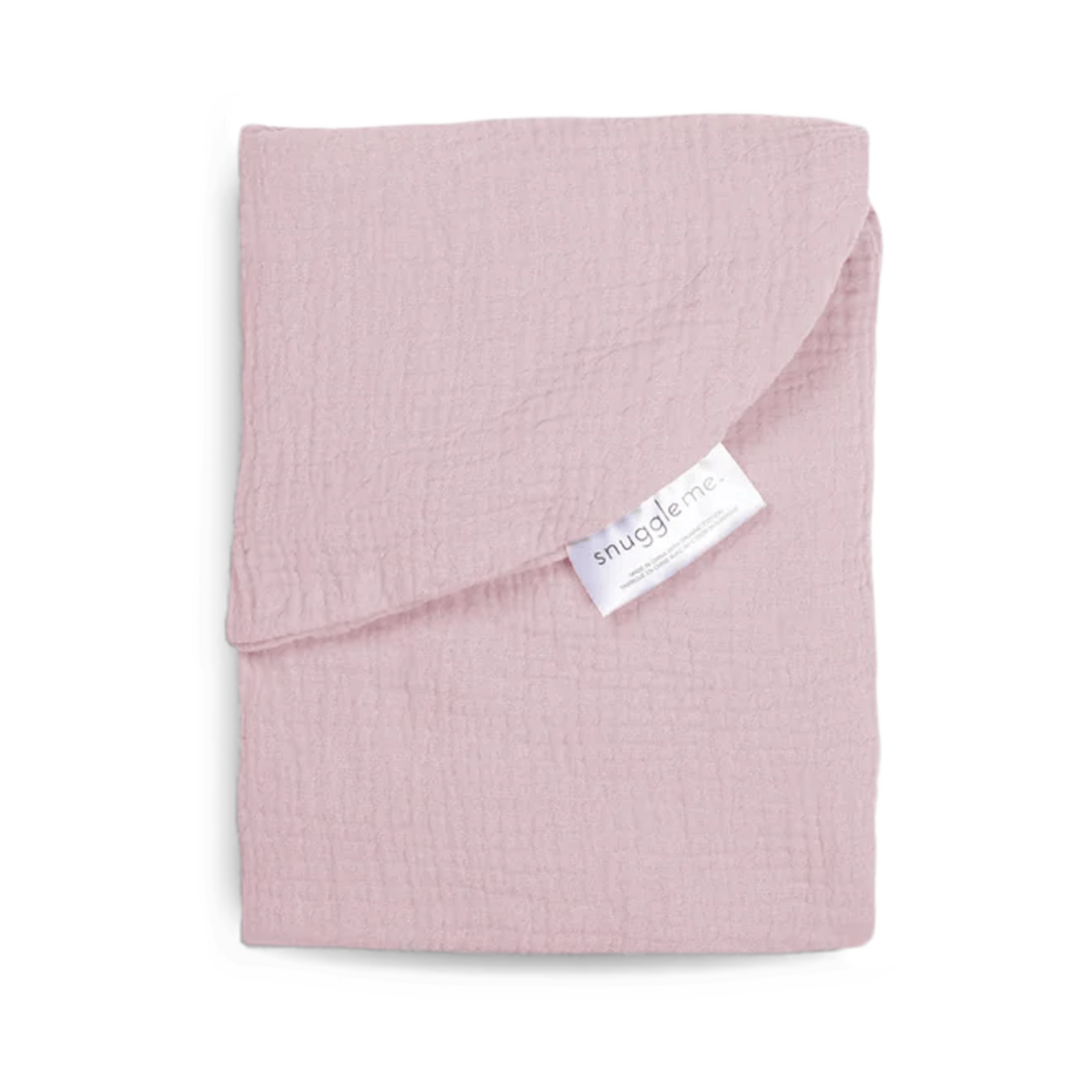 Snuggle Me Organic Infant Lounger Muslin Cover - Petal