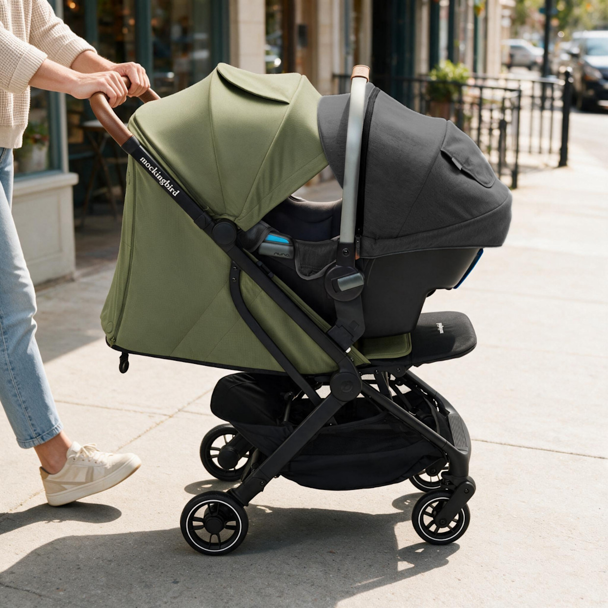 Mockingbird QuickConnect Car Seat Adapter - Britax/Cybex/Joie/Maxi-Cosi/Nuna.