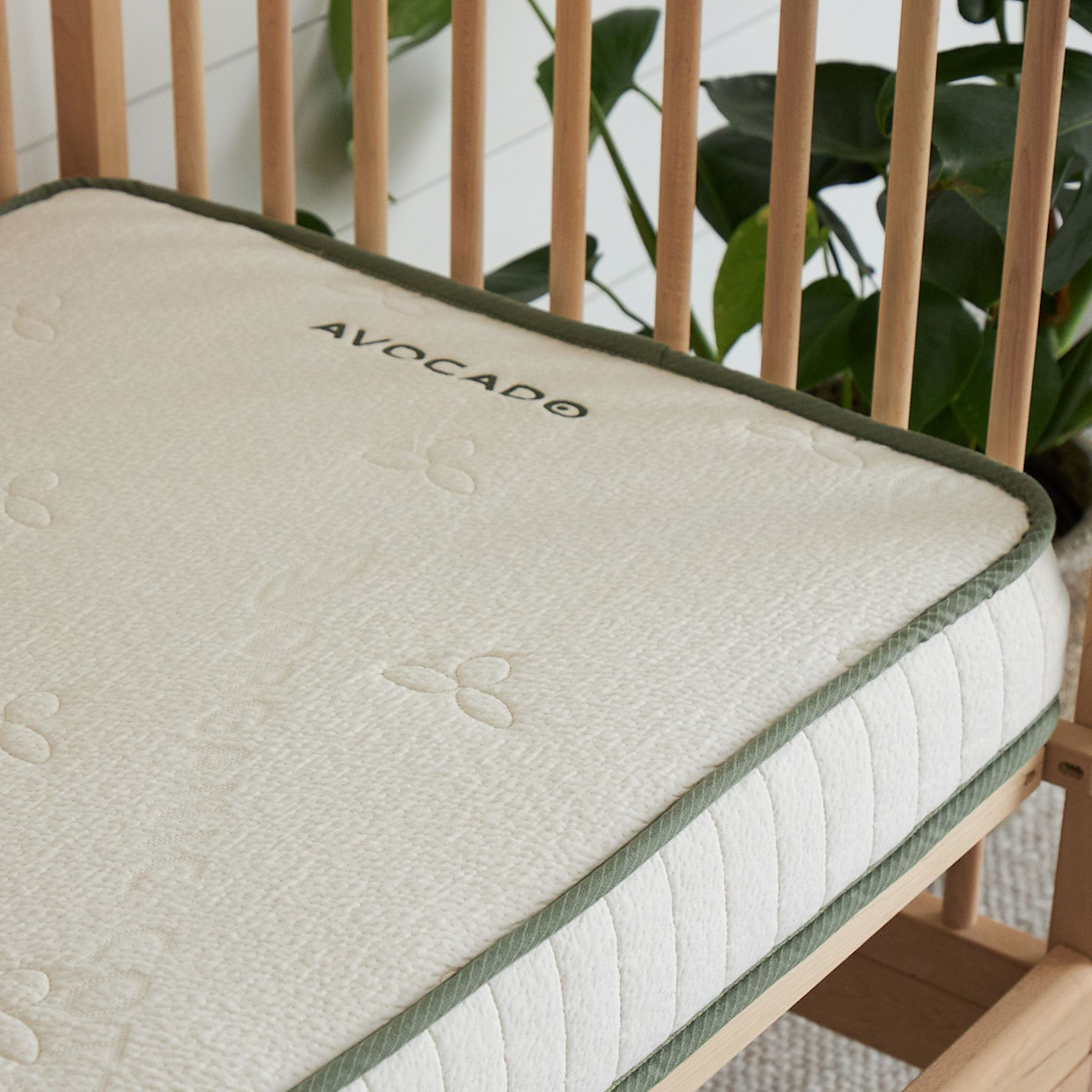 Avocado Mattress Organic Dual-Stage Crib Mattress.