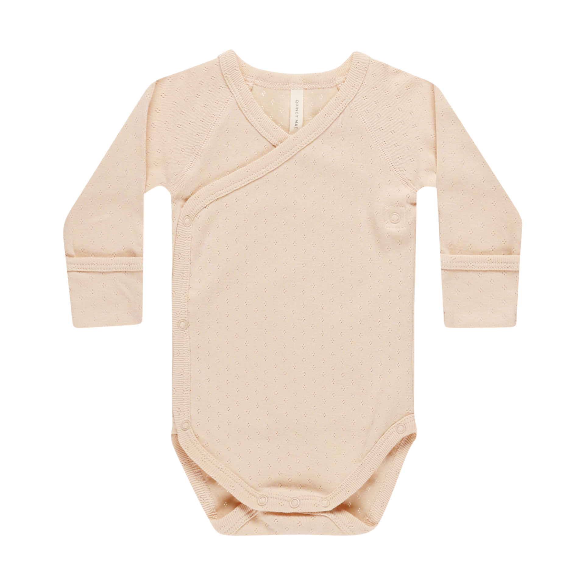 Quincy Mae Side Snap Bodysuit Shell, 03 M Babylist Shop