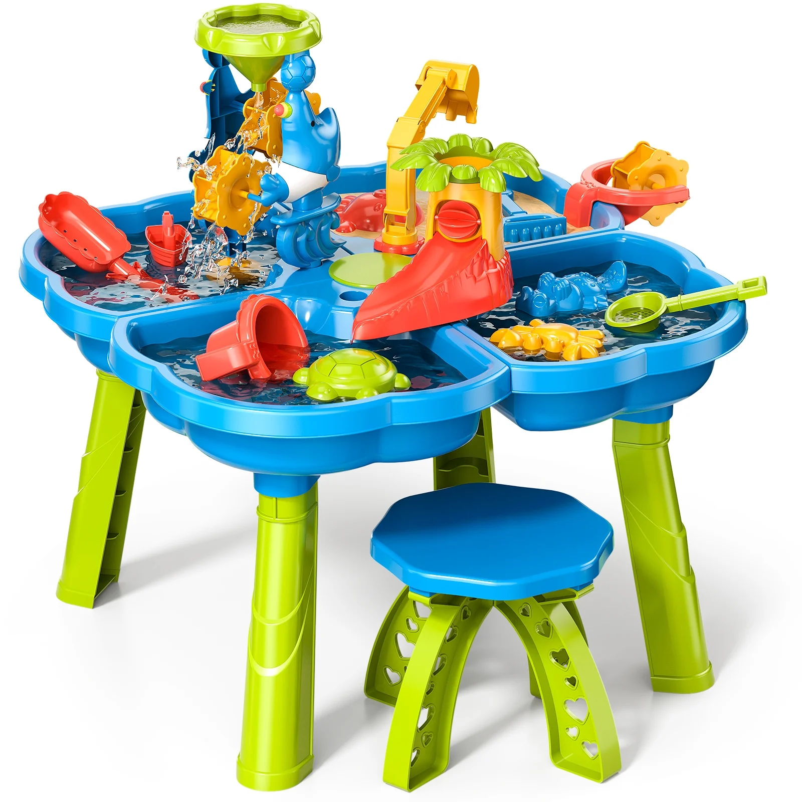 Dinosaur Planet Sand Water Table for Toddlers.