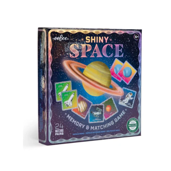 eeBoo Space Shiny Memory & Matching Game.