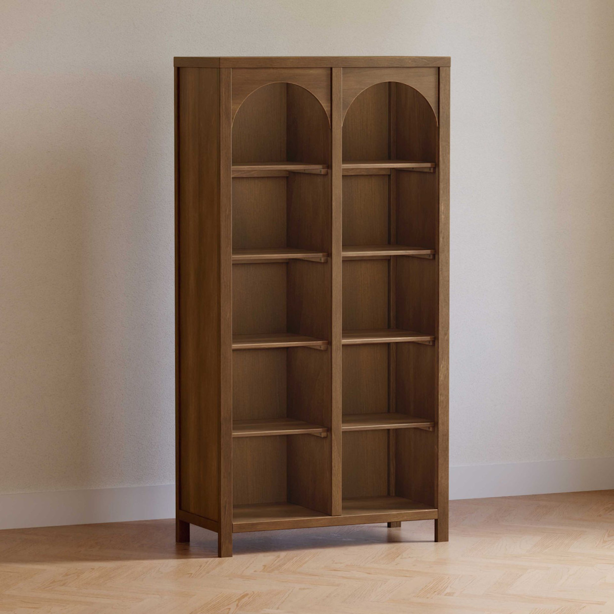Namesake Eloise Assembled Bookcase - Natural Walnut.