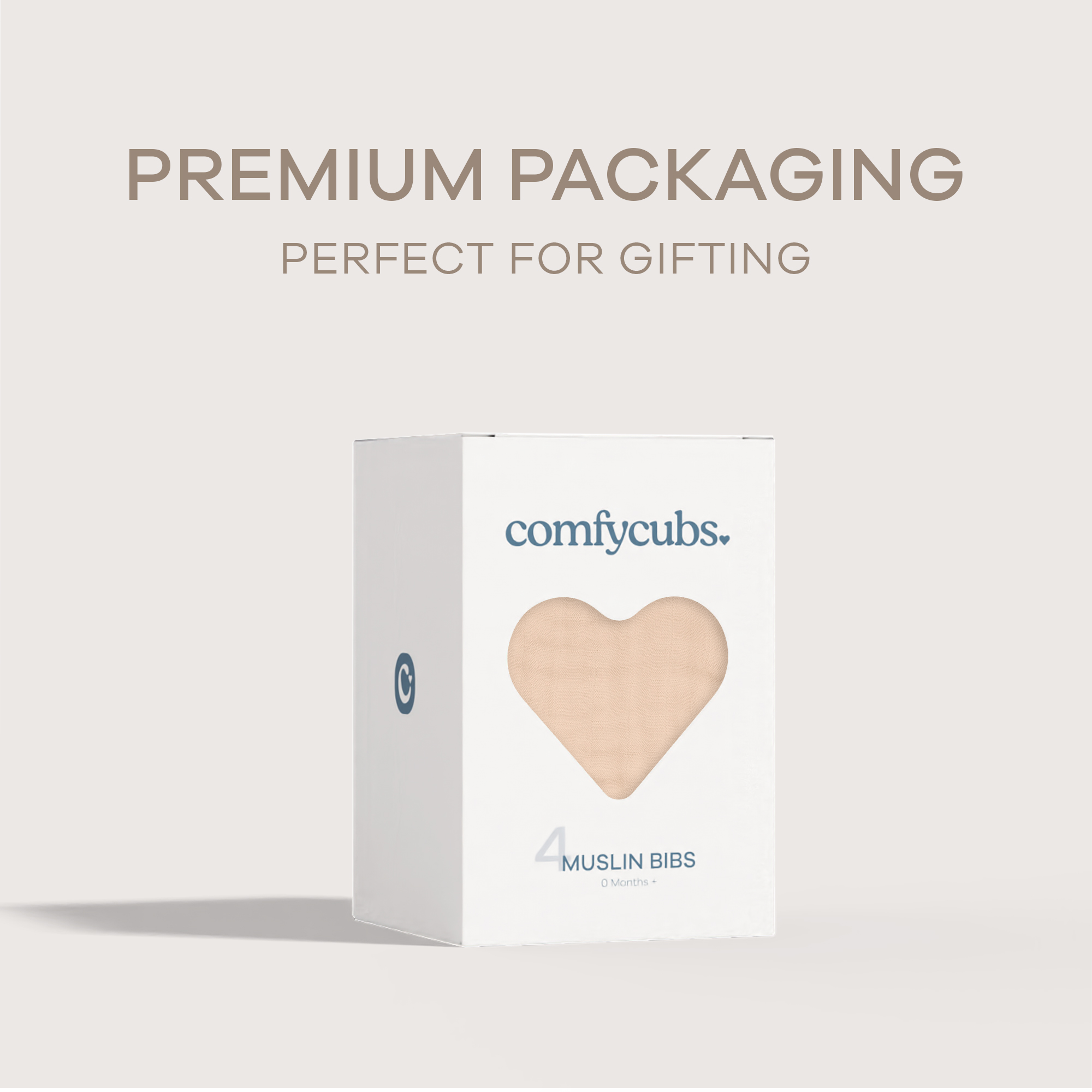 Comfy Cubs Muslin Bibs with Adjustable Snaps (4 Pack) - Blush, 4.