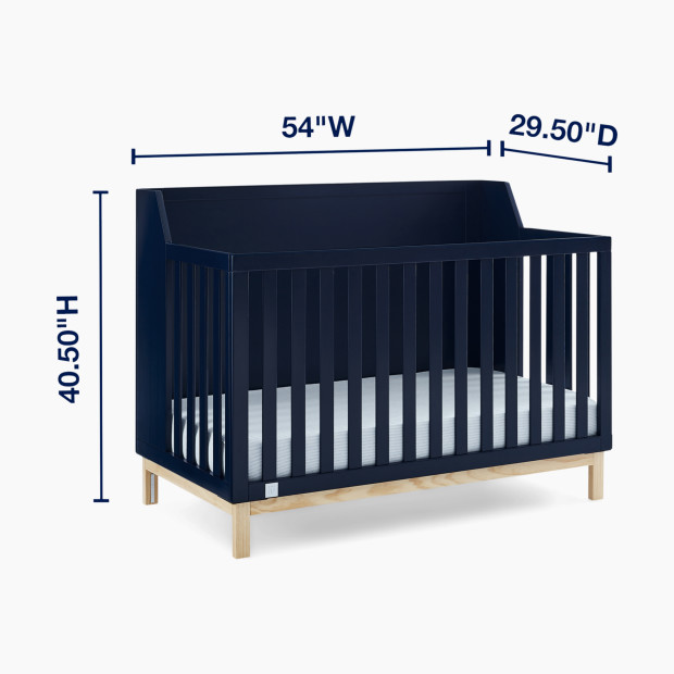 Delta Children babyGap Oxford 6-in-1 Convertible Crib - Navy/Natural.