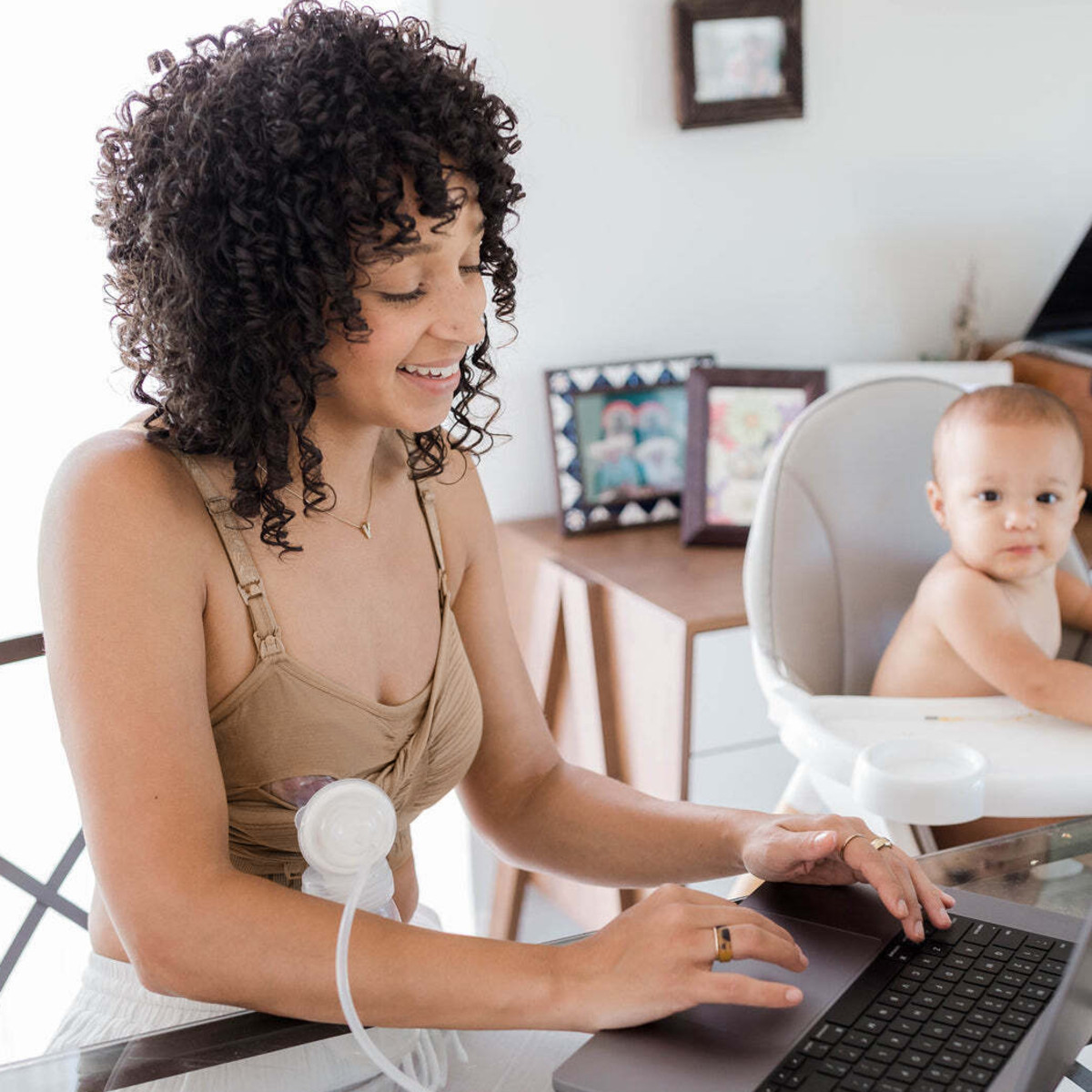Kindred Bravely Simply Sublime Seamless Nursing Bra For Breastfeeding - Beige, 1 X Busty.