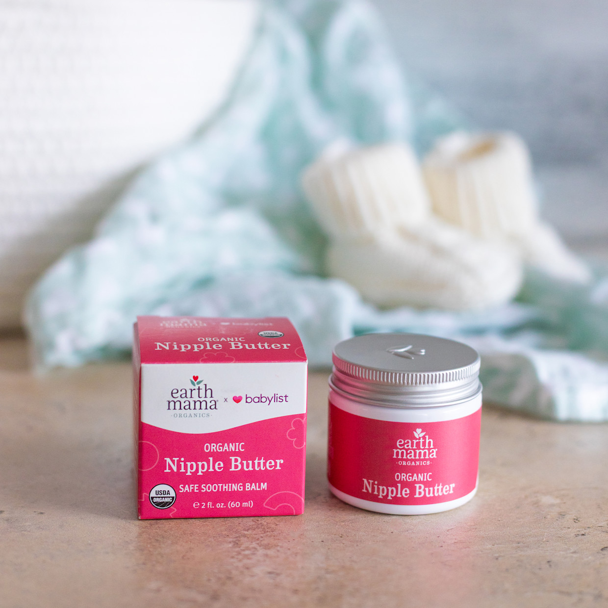 Earth Mama Earth Mama x Babylist Diaper Balm & Nipple Butter Bundle.