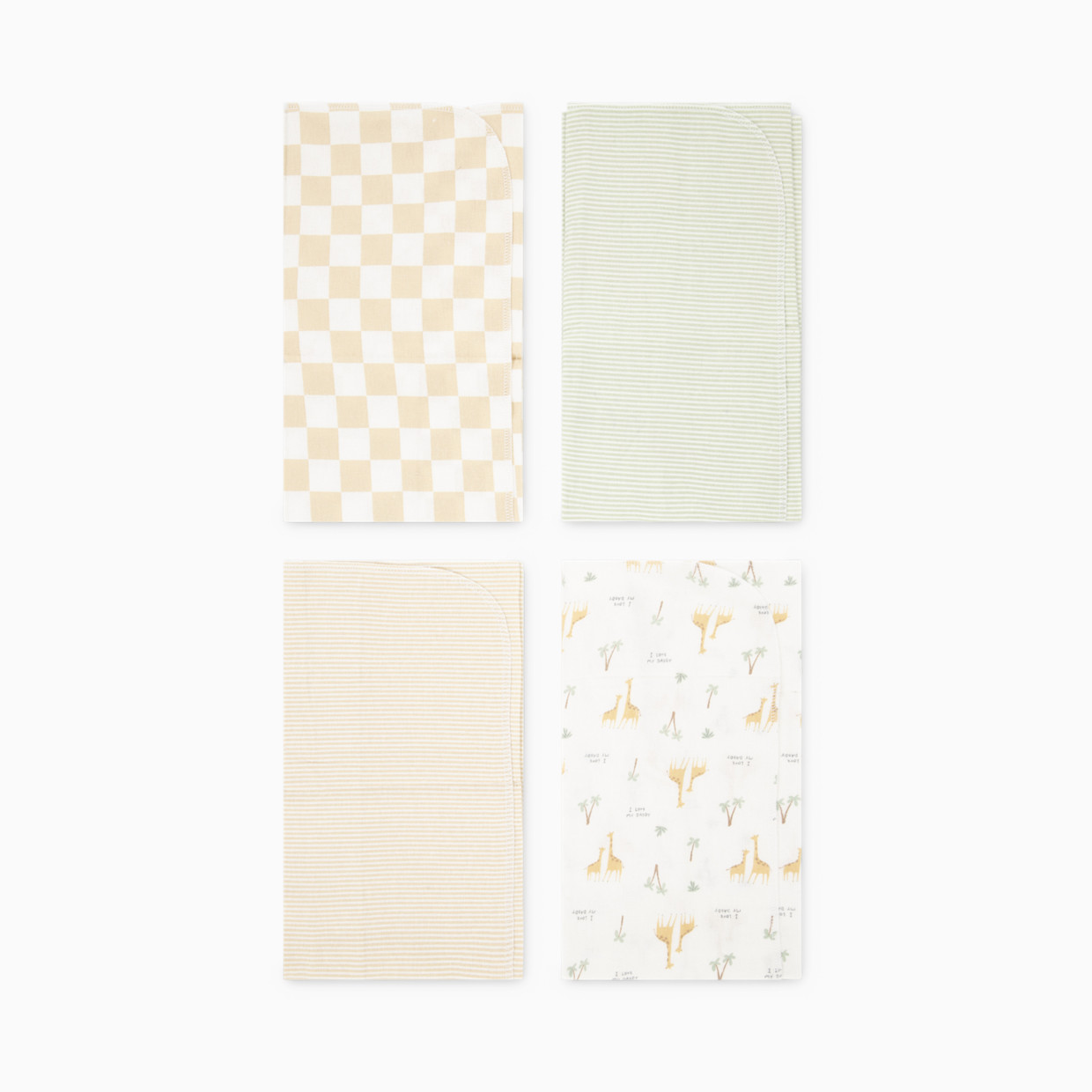 Huggies 4-Piece Flannel Receiving Blanket - Huggies Snow White.