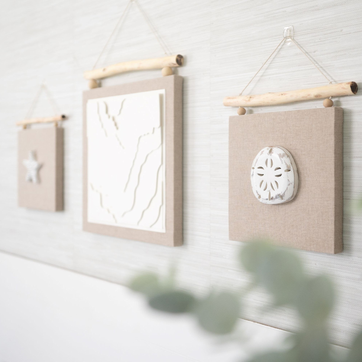 Crane Baby Cove Beach Life 3-Piece Wall Decor - Cove.