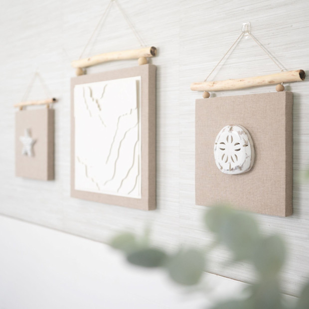 Crane Baby Cove Beach Life 3-Piece Wall Decor.