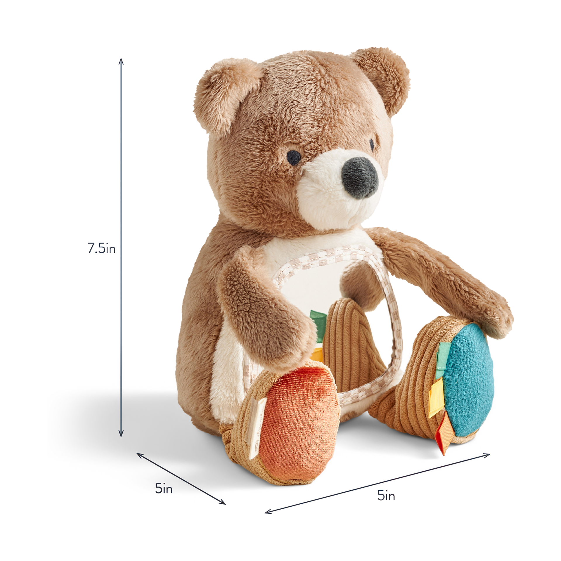 Itzy Ritzy Sensory Tummy Time Mirror - Bear.