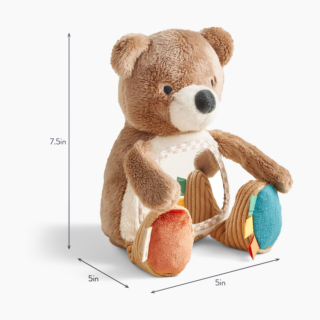 Itzy Ritzy Sensory Tummy Time Mirror - Bear.