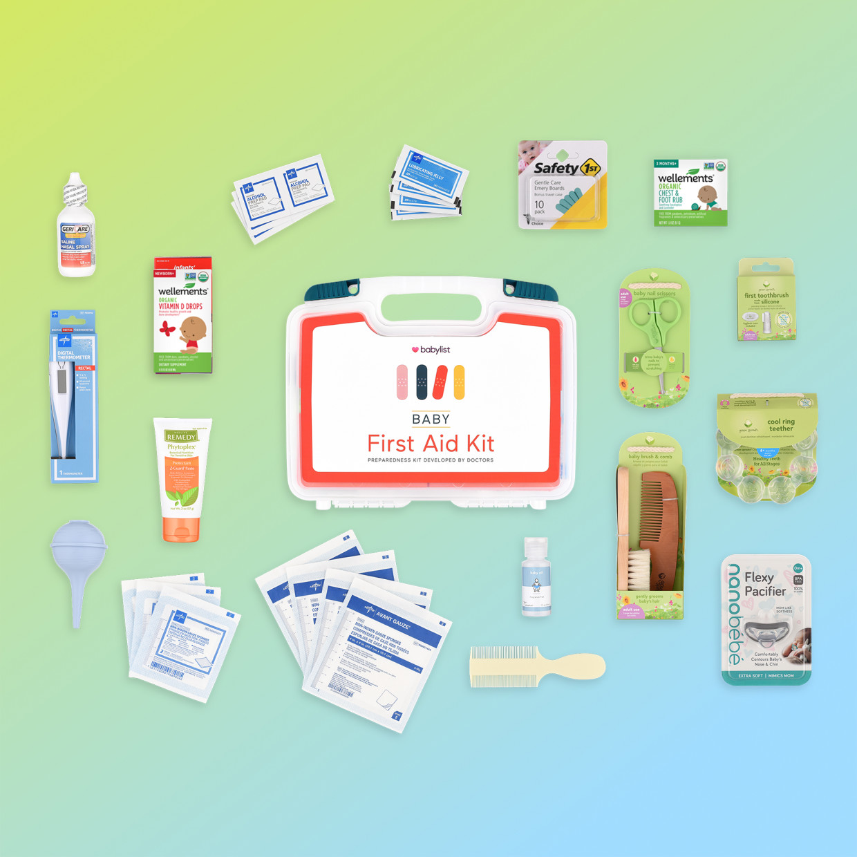 Babylist Baby First Aid & Grooming Kit.