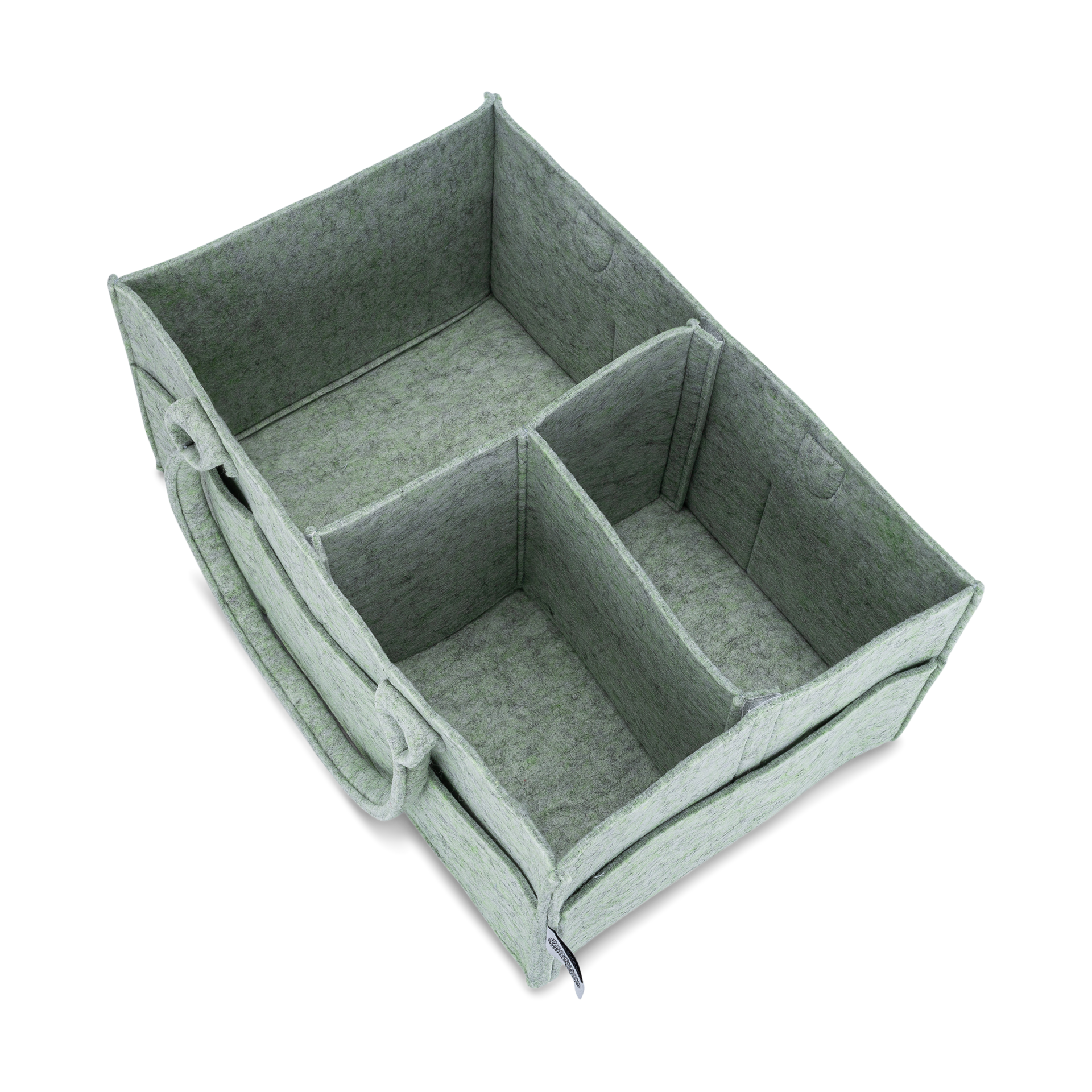 Parker Baby Co. Diaper Caddy - Sage Green, Regular.