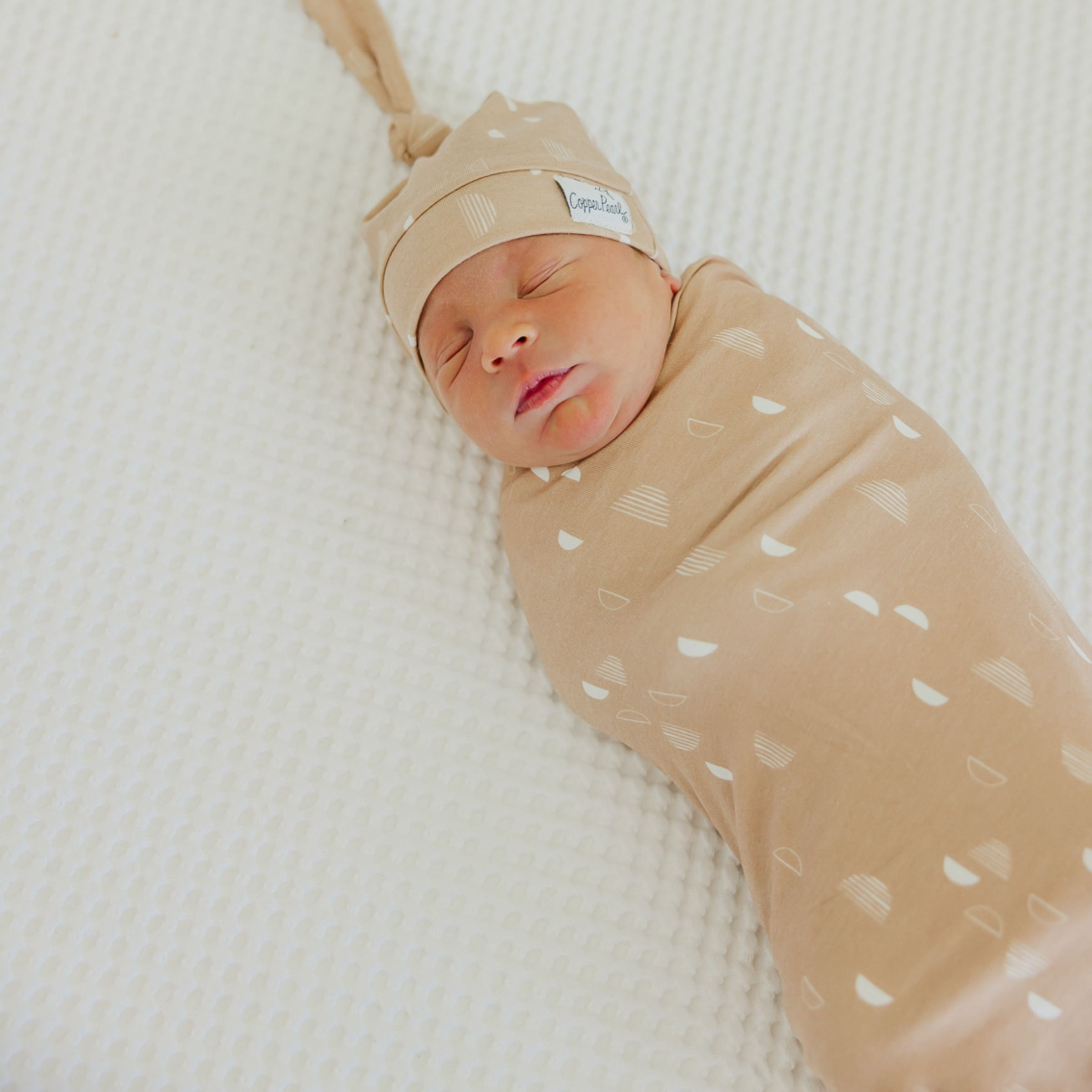 Copper Pearl Copper Pearl x Babylist Atlas Knit Swaddle Blanket Atlas