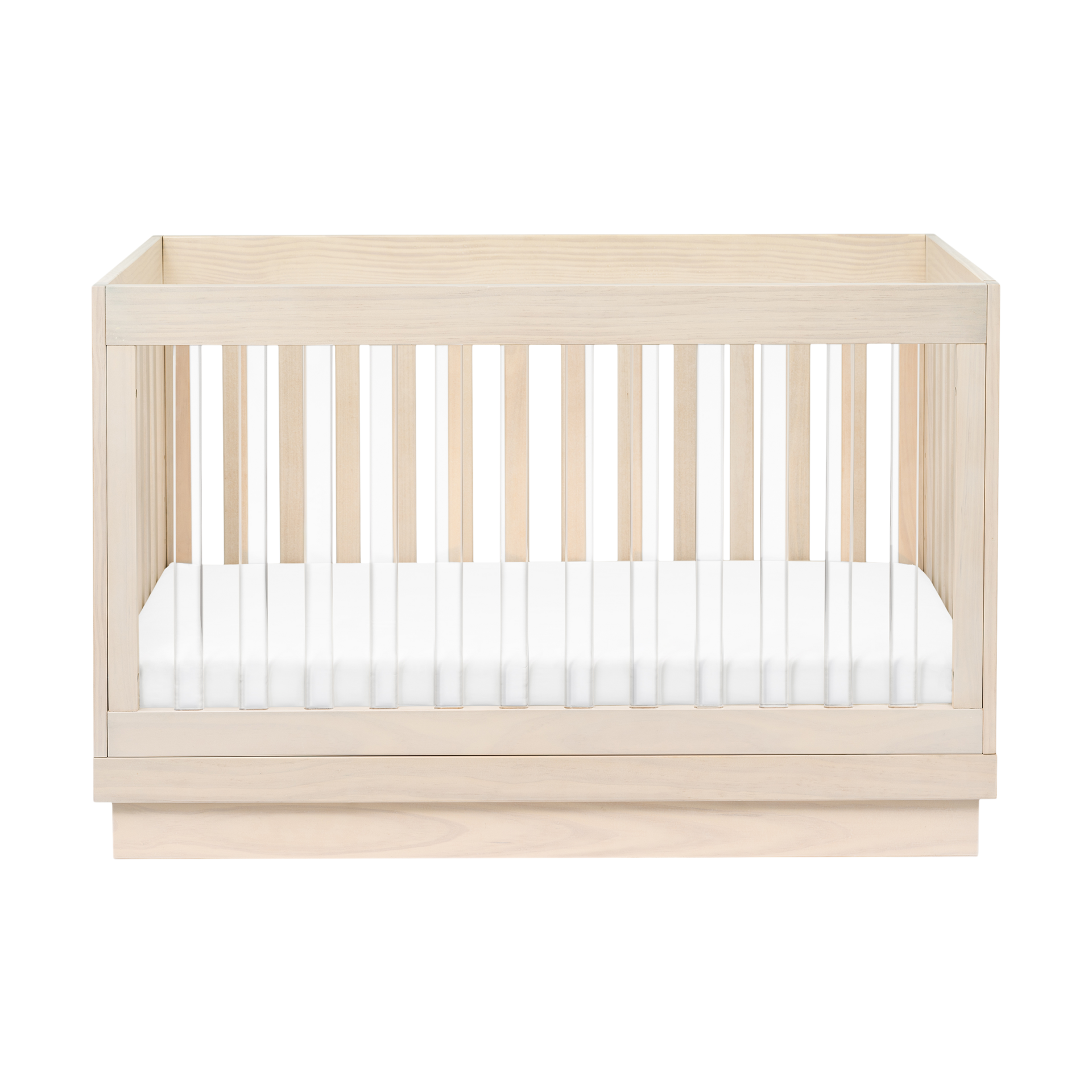 babyletto Harlow Acrylic 3in1 Convertible Crib with Toddler Bed
