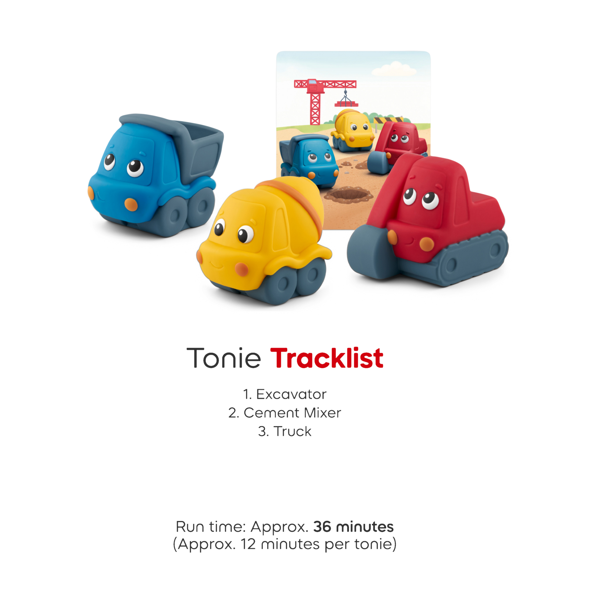 tonies My First Tonies Set, Toddler 1+ - Construction Set (3pk).
