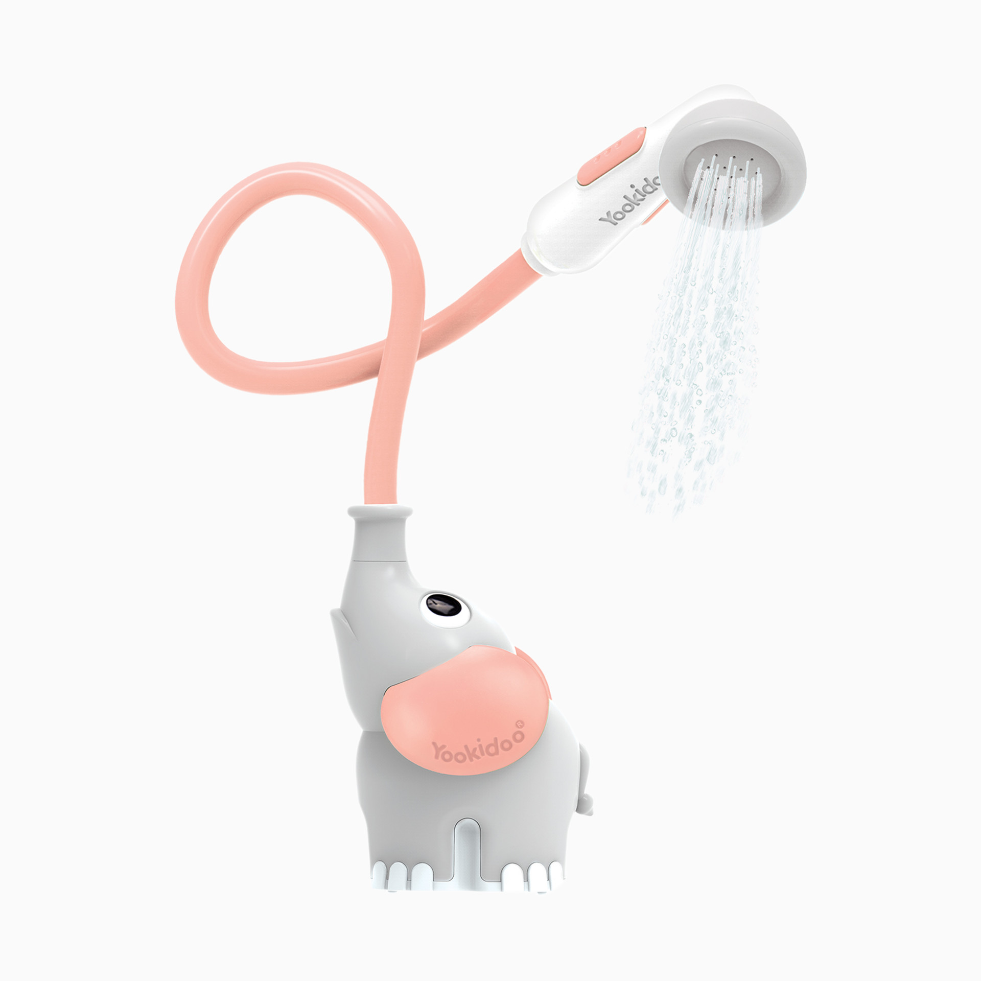 Yookidoo Elephant Baby Shower Bath Toy - Grey And Forest Green