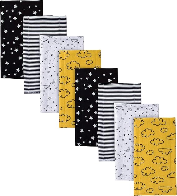 Gerber Flannel Burp Cloth (8 Pack)