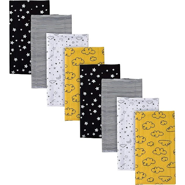 Gerber Flannel Burp Cloth (8 Pack)