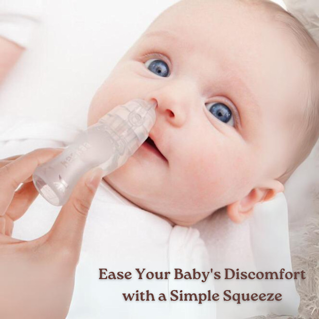 Haakaa Silicone Penguin Nasal Aspirator.