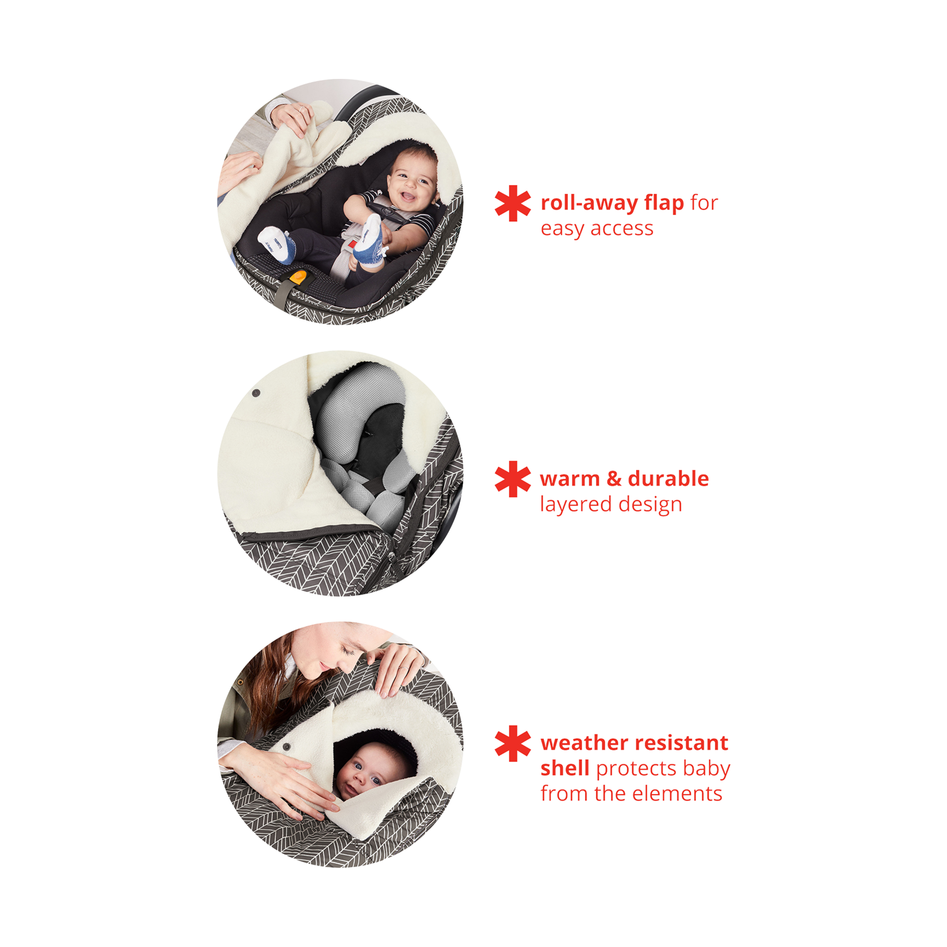 Skip Hop Stroll & Go Car Seat Cover.