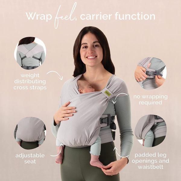Boba Bliss Baby Carrier - Grey.
