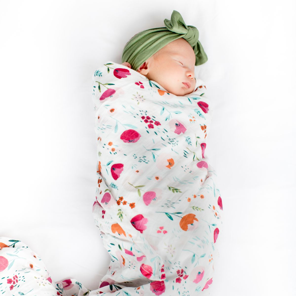 Loulou Lollipop Muslin Swaddle Rosey Bloom Babylist Shop