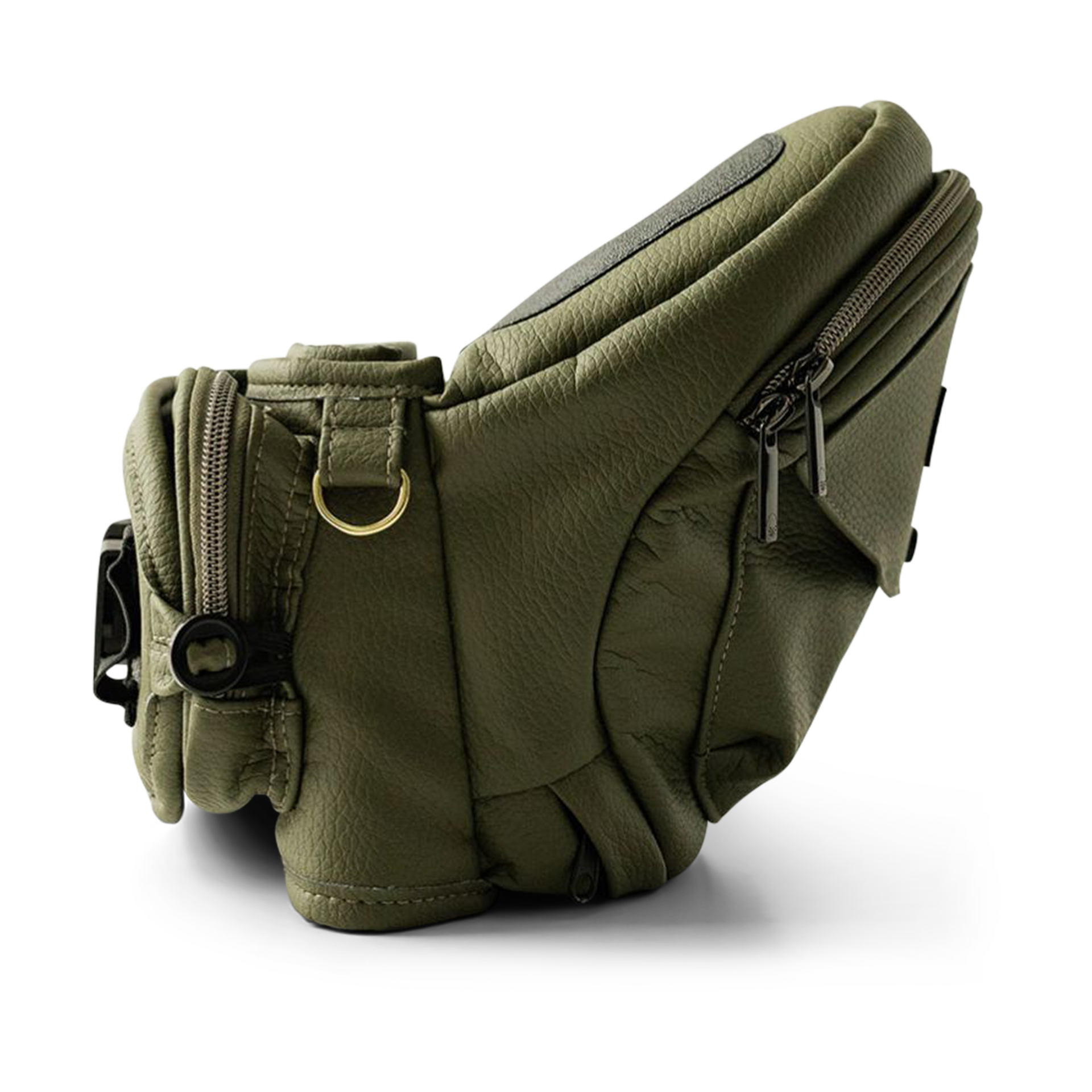 Tushbaby Hip Seat Carrier - Vegan Leather Olive.