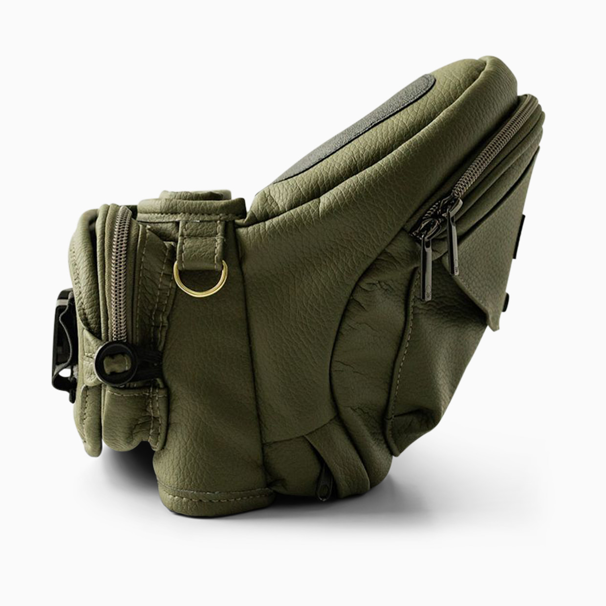 Tushbaby Hip Seat Carrier - Vegan Leather Olive.