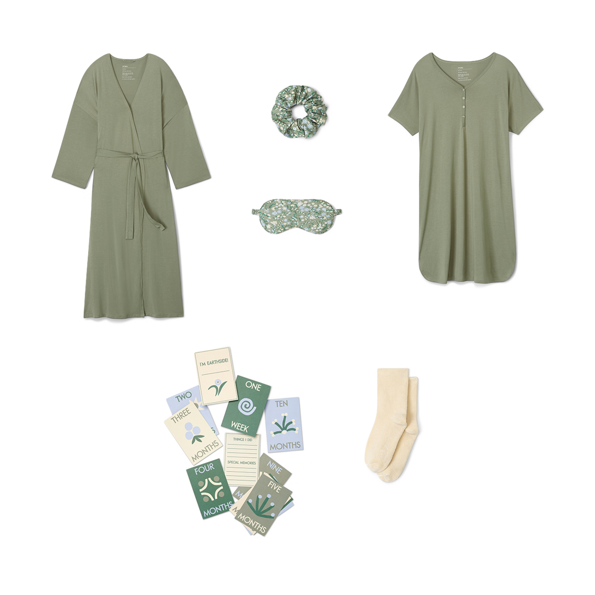 Storq Birth-to-Baby Hospital Box - Sage, M/L.