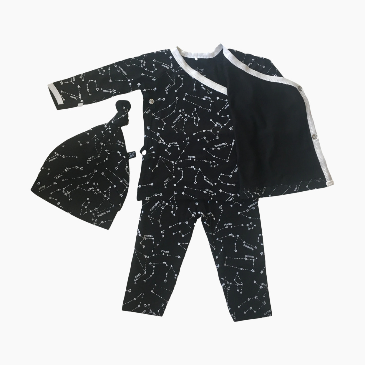 Peregrine Kidswear Take Me Home Set - Constellations, Newborn.