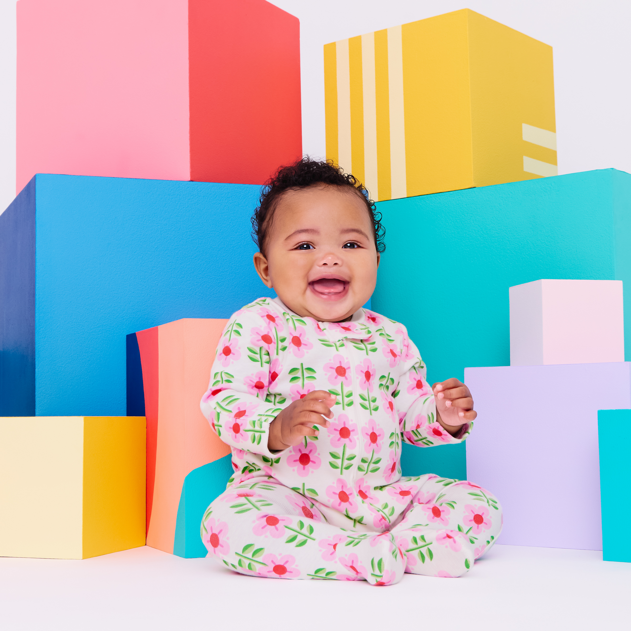 Small Story 3 Piece Set - Loved Floral, 0-3 M.