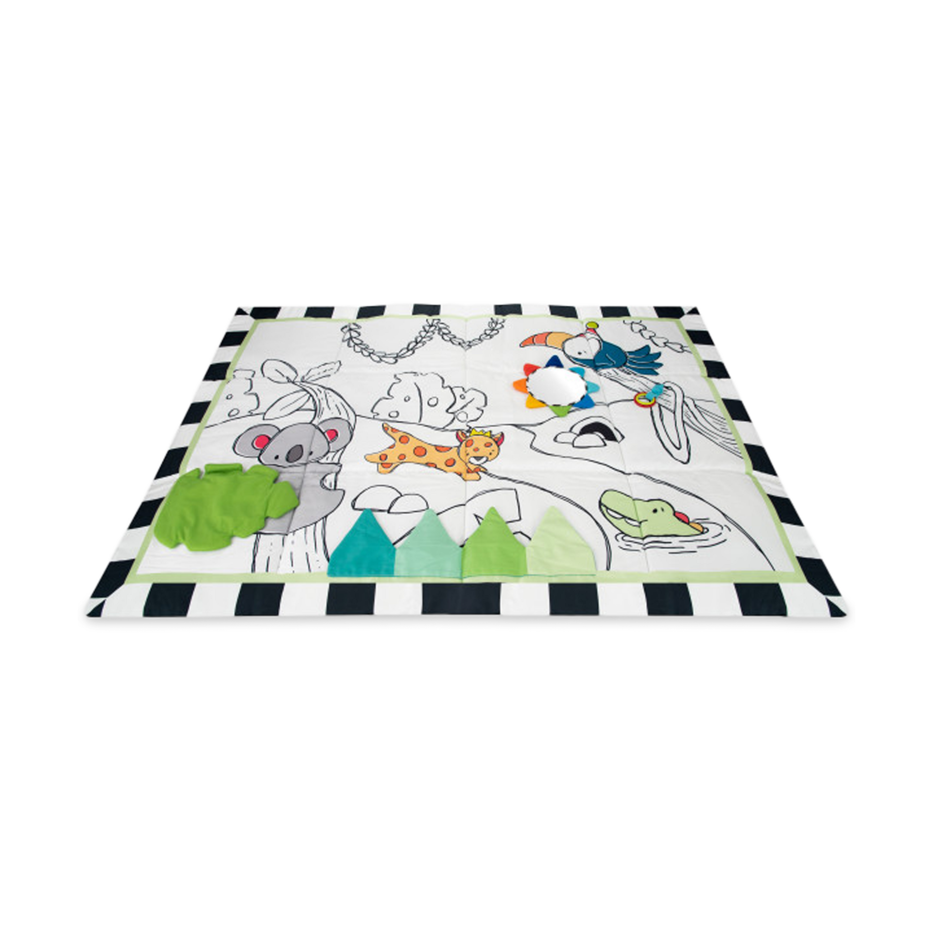 Sassy Jumbo Jungle Take-Along Activity Mat.