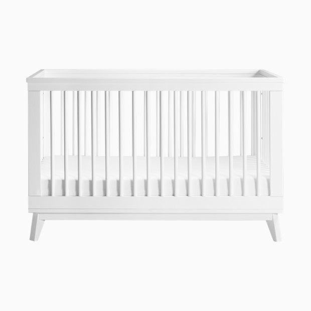 babyletto Scoot 3-in-1 Convertible Crib with Toddler Bed Conversion Kit - White - $399.00.