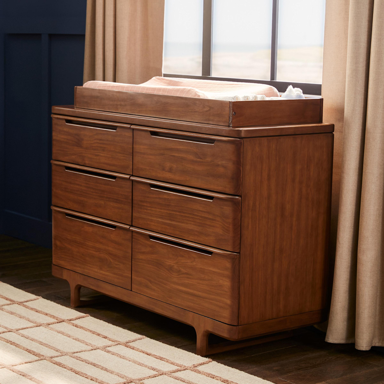 Maxi-Cosi Embraced Forms Dresser - Chestnut Stain.